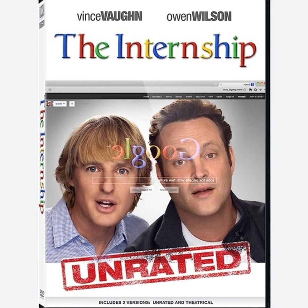 The Internship DVD Movie Comedy Vince Vaughn Owen Wilson Classic Entertainment